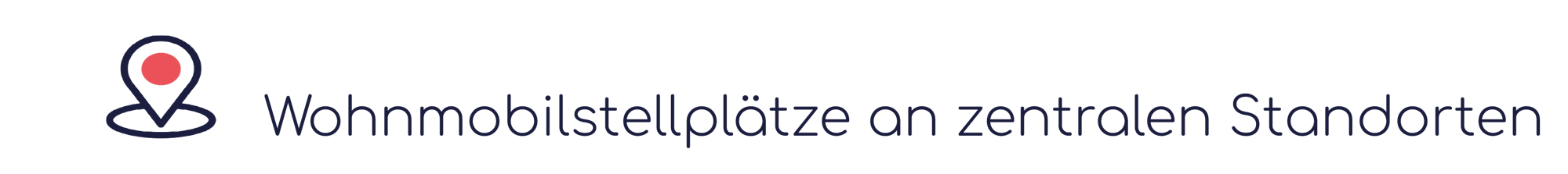 Wohnmobilstellplätze an zentralen Standorten